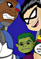 Teen Titans super heroes